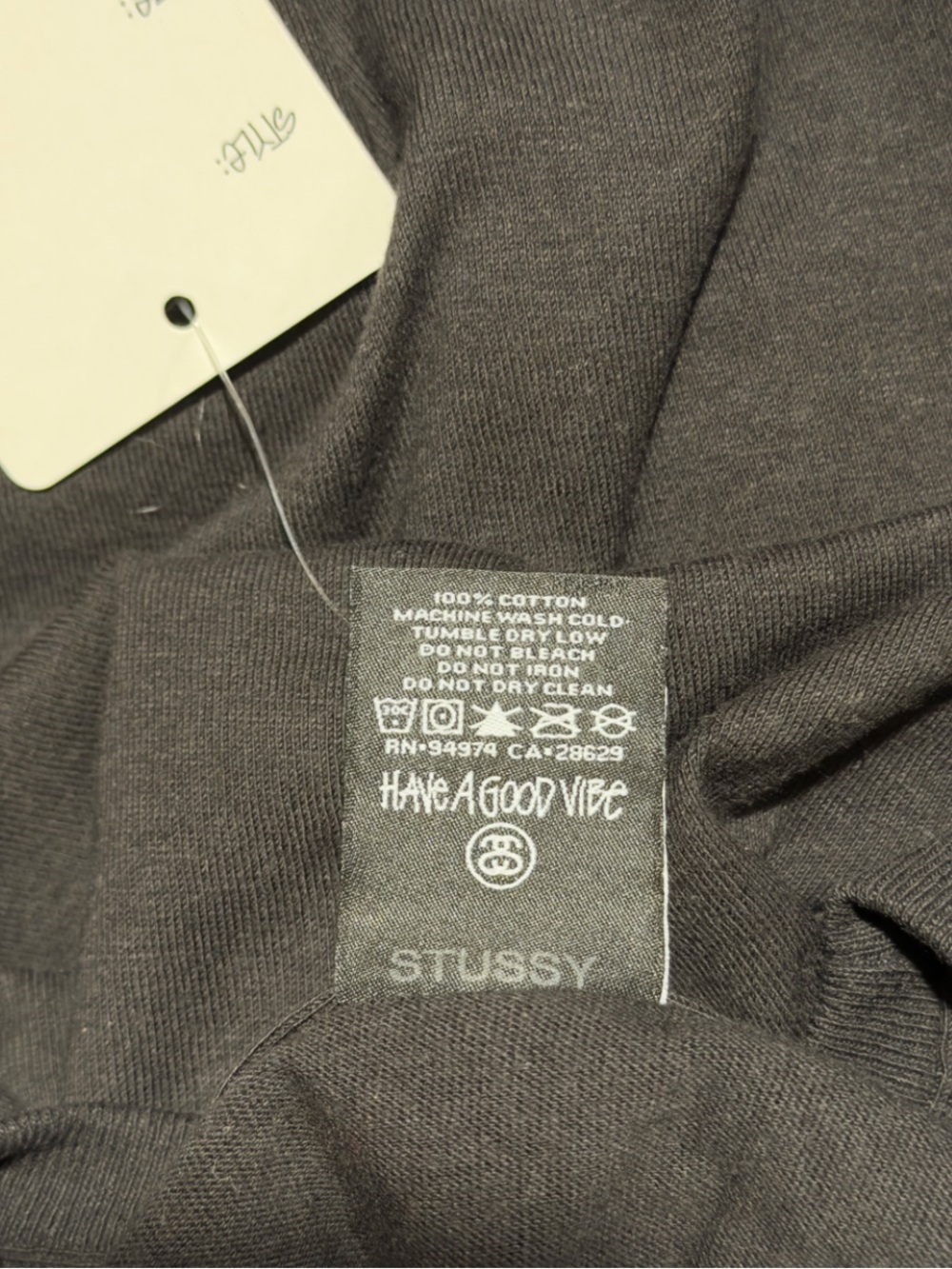 VTG Stüssy Archive ‘Built For The Tribe’ Graphic T-shirt Size Men’s Large (NWT) - Picture 4 of 6